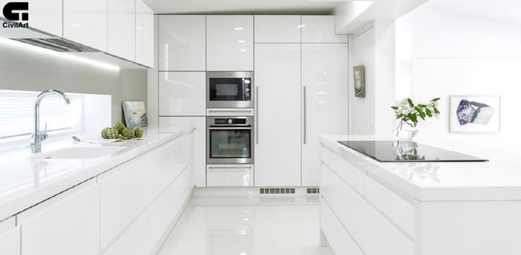 آشپزخانه-در-طراحی-داخلی-به-سبک-minimal